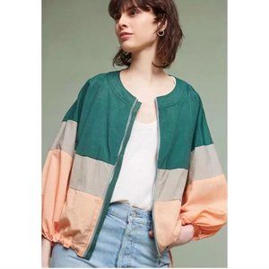 Anthropologie Elevenses Windbreaker